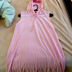 SHEIN dress pink with hood